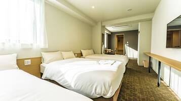 Down comforters, free WiFi, bed sheets