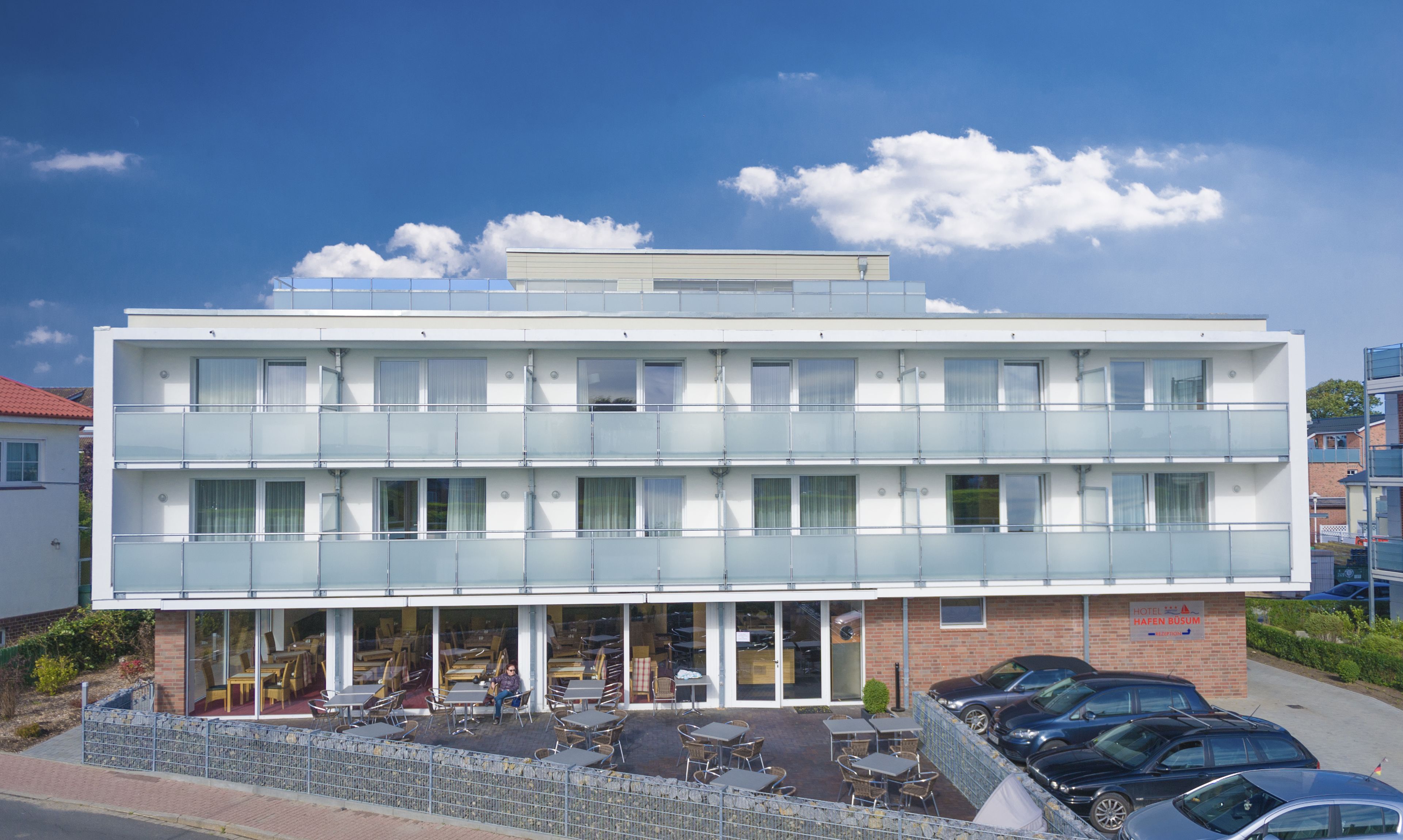 Fassade der Unterkunft