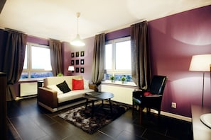 Deluxe Apartment | View from room - LIVIN Apartments (Szczecin)