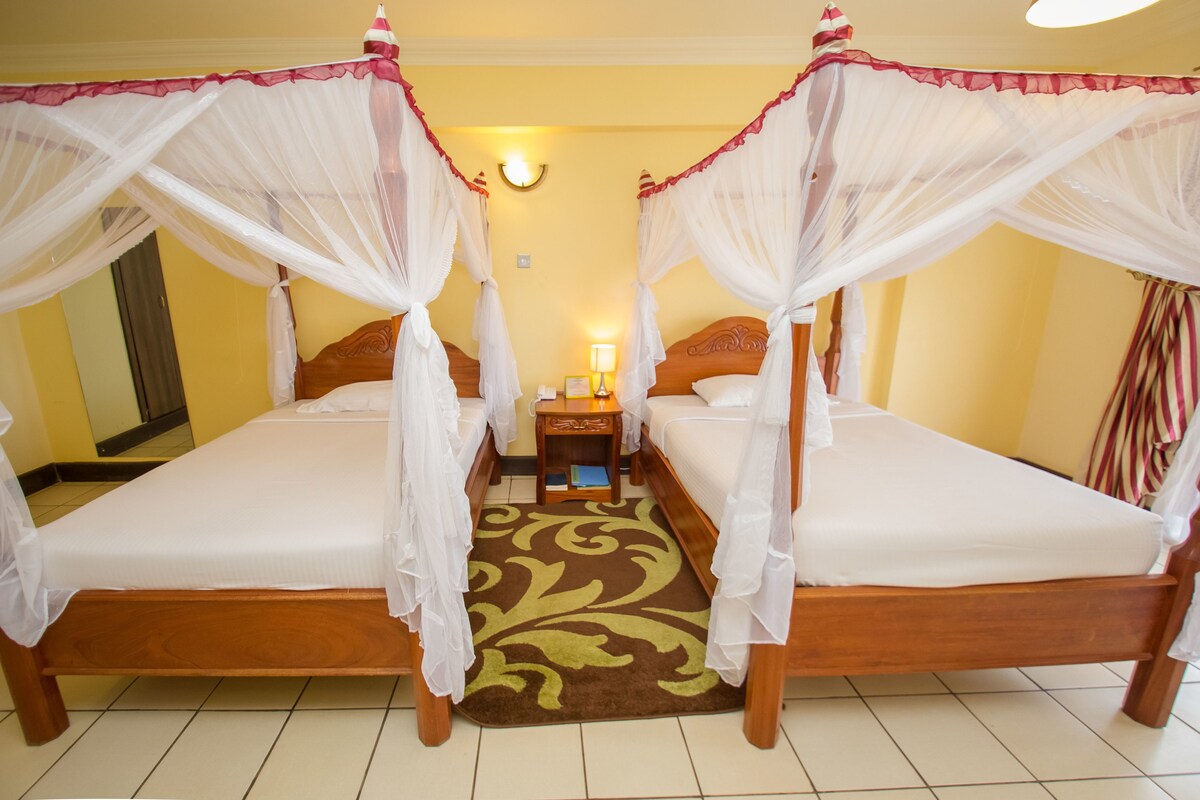 Cortinas blackout, sistema de insonorización y wifi gratis 
