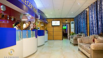 Sala de estar en el lobby