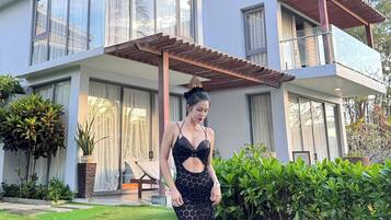 Vila, 3 kamar tidur, kolam renang pribadi, pemandangan kebun | Pemandangan halaman