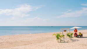 Privat strand og fisking