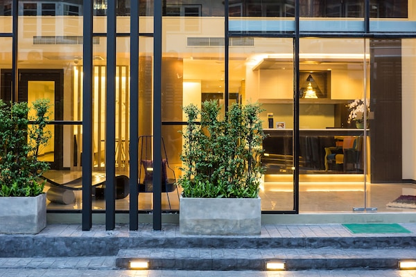 Front of property – evening/night