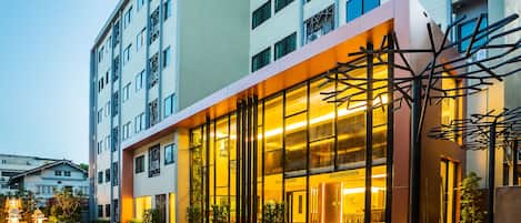 Front of property - evening/night