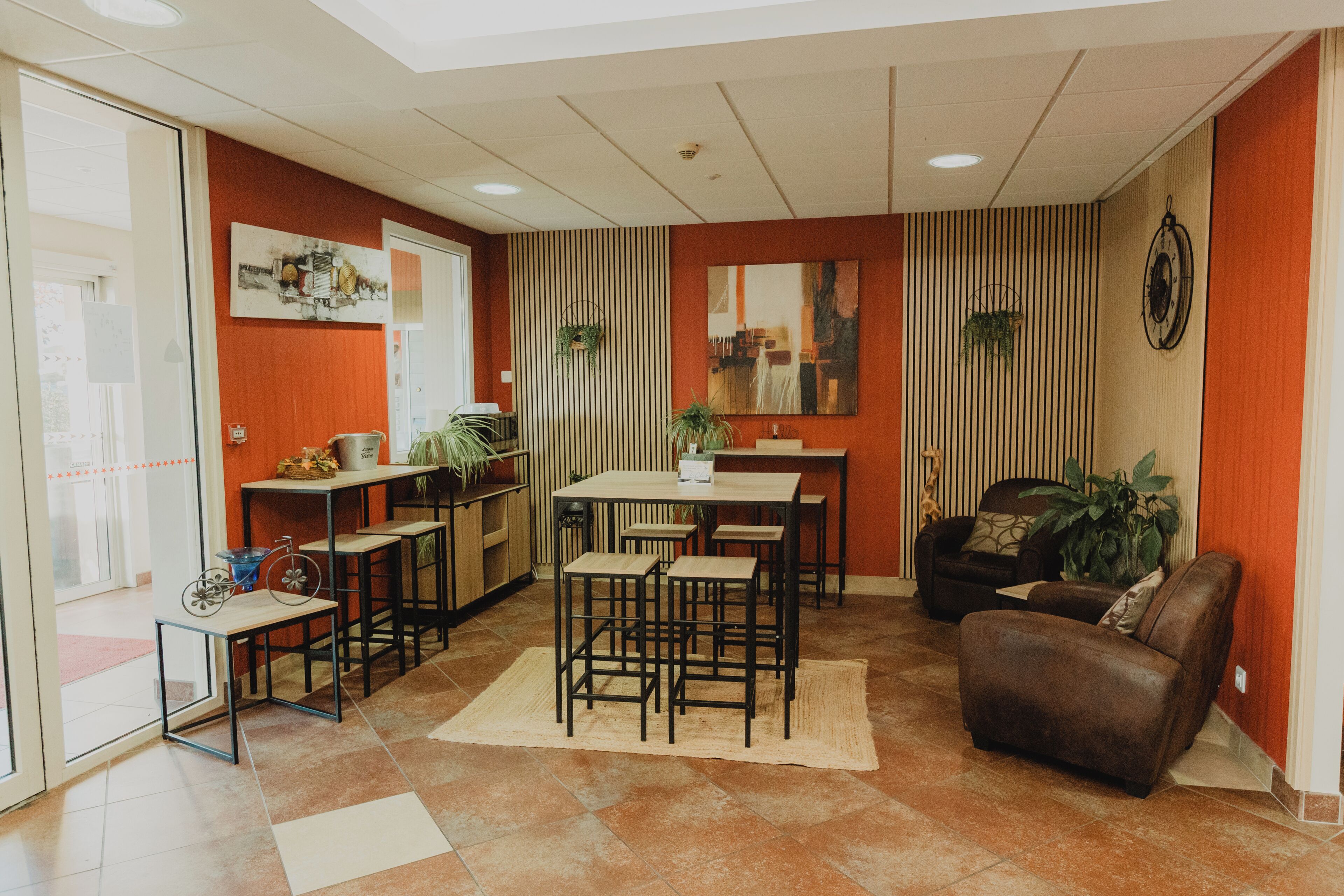 Lobby sitting area