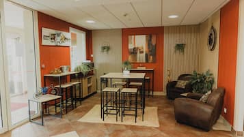 Lobby sitting area