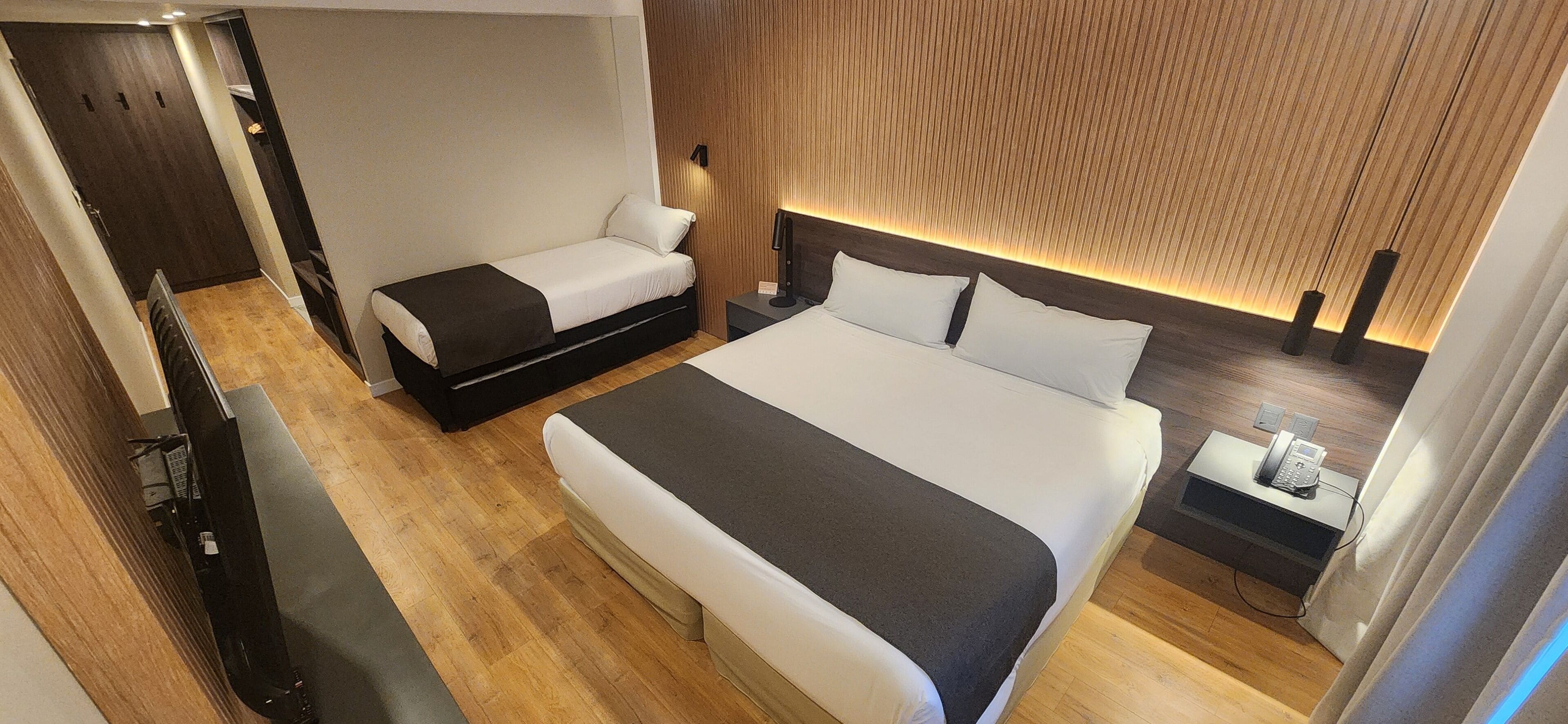 standard quadruple room | 1 bedroom, premium bedding, select comfort beds, minibar