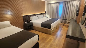 Standard Quadruple Room | Premium bedding, Select Comfort beds, minibar, in-room safe