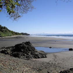 On the beach