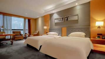 Minibar, in-room safe, iron/ironing board, alarm clocks