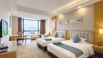 Minibar, in-room safe, iron/ironing board, alarm clocks