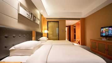 Minibar, in-room safe, iron/ironing board, alarm clocks