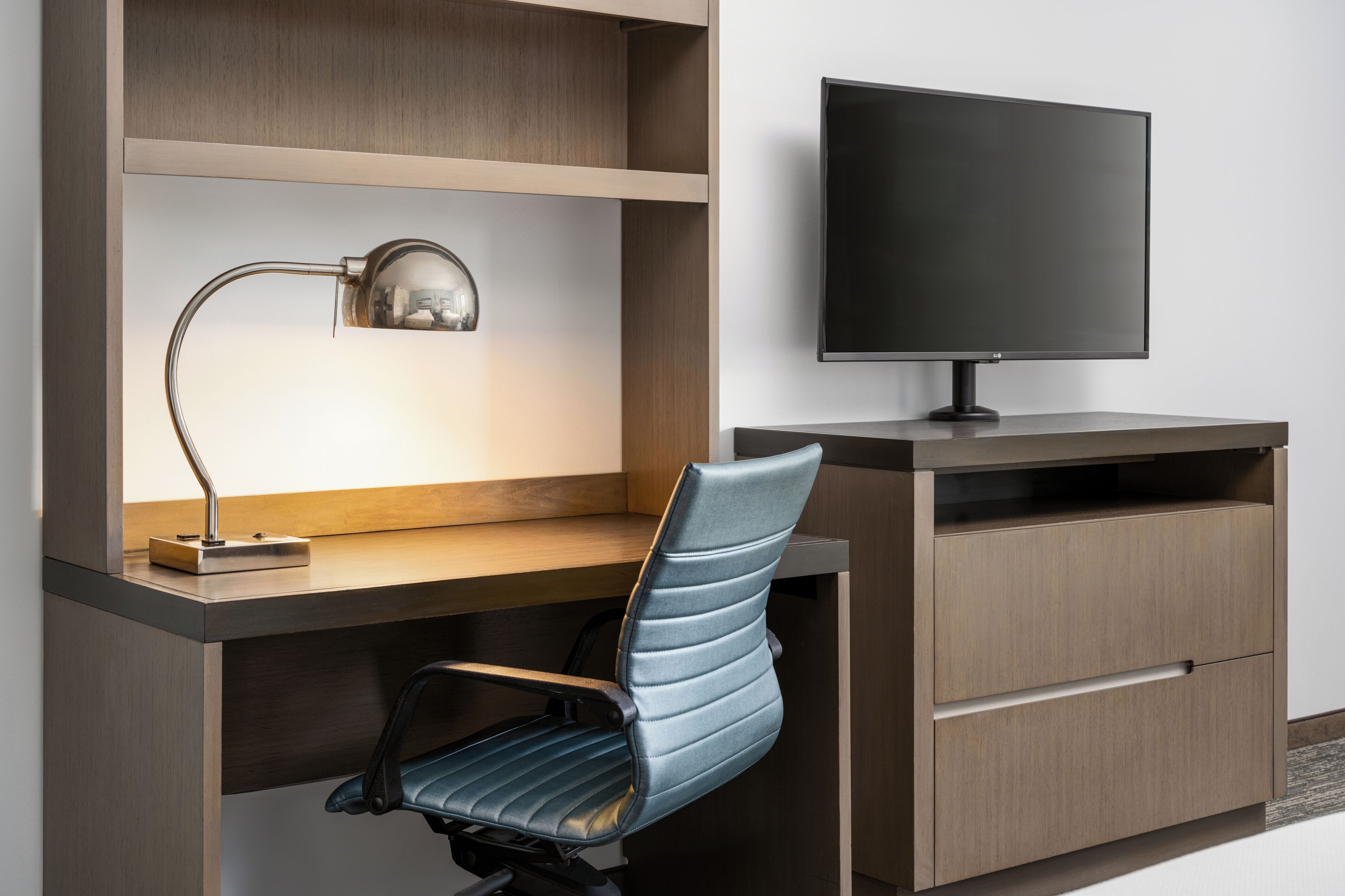 premium bedding, in-room safe, desk, blackout curtains