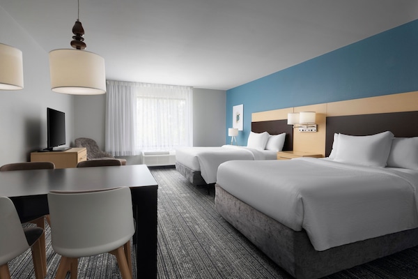 1 Schlafzimmer, hochwertige Bettwaren, laptopgeeigneter Arbeitsplatz