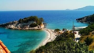 On the beach, beach towels, beach massages, beach bar