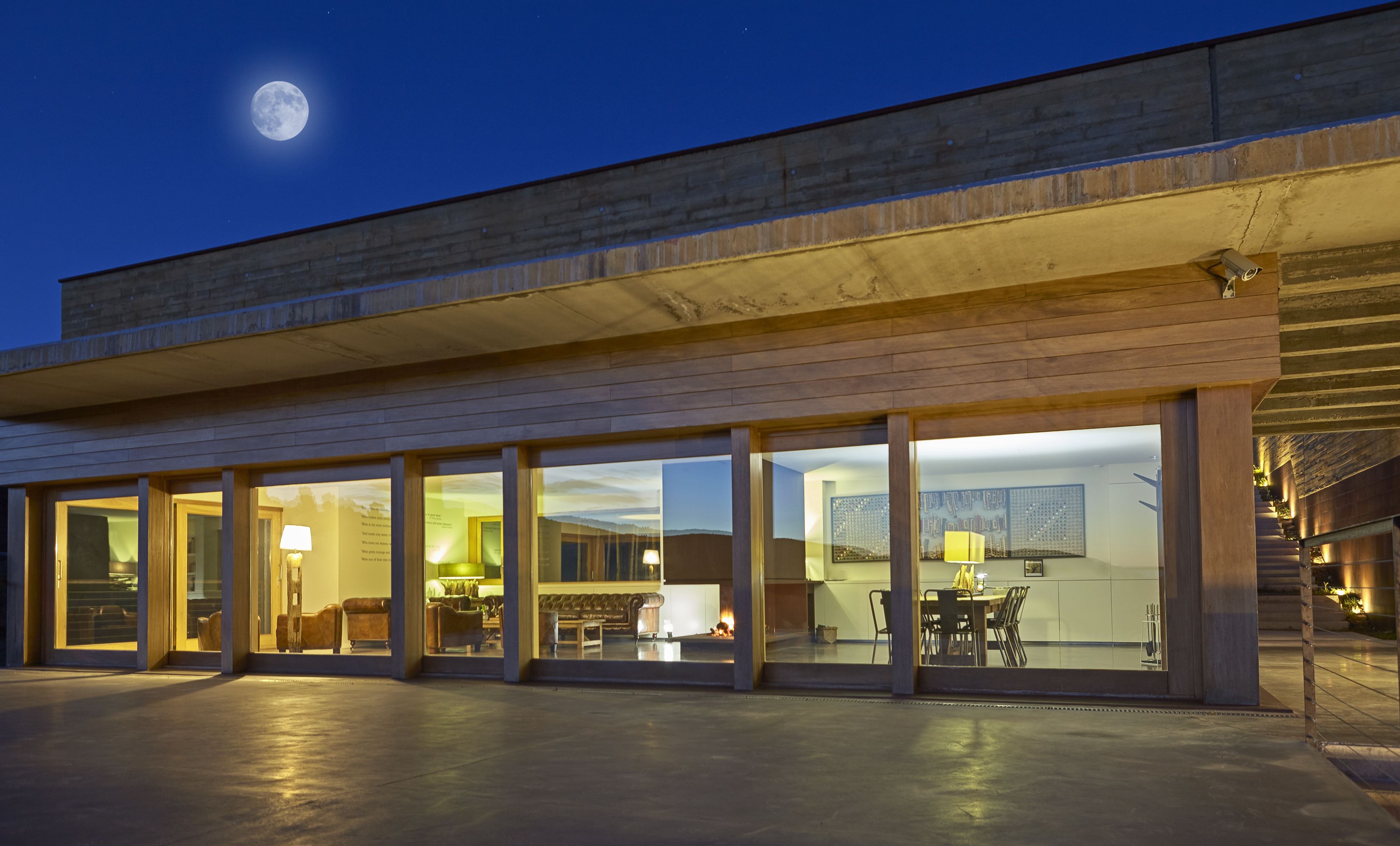 front of property – evening/night