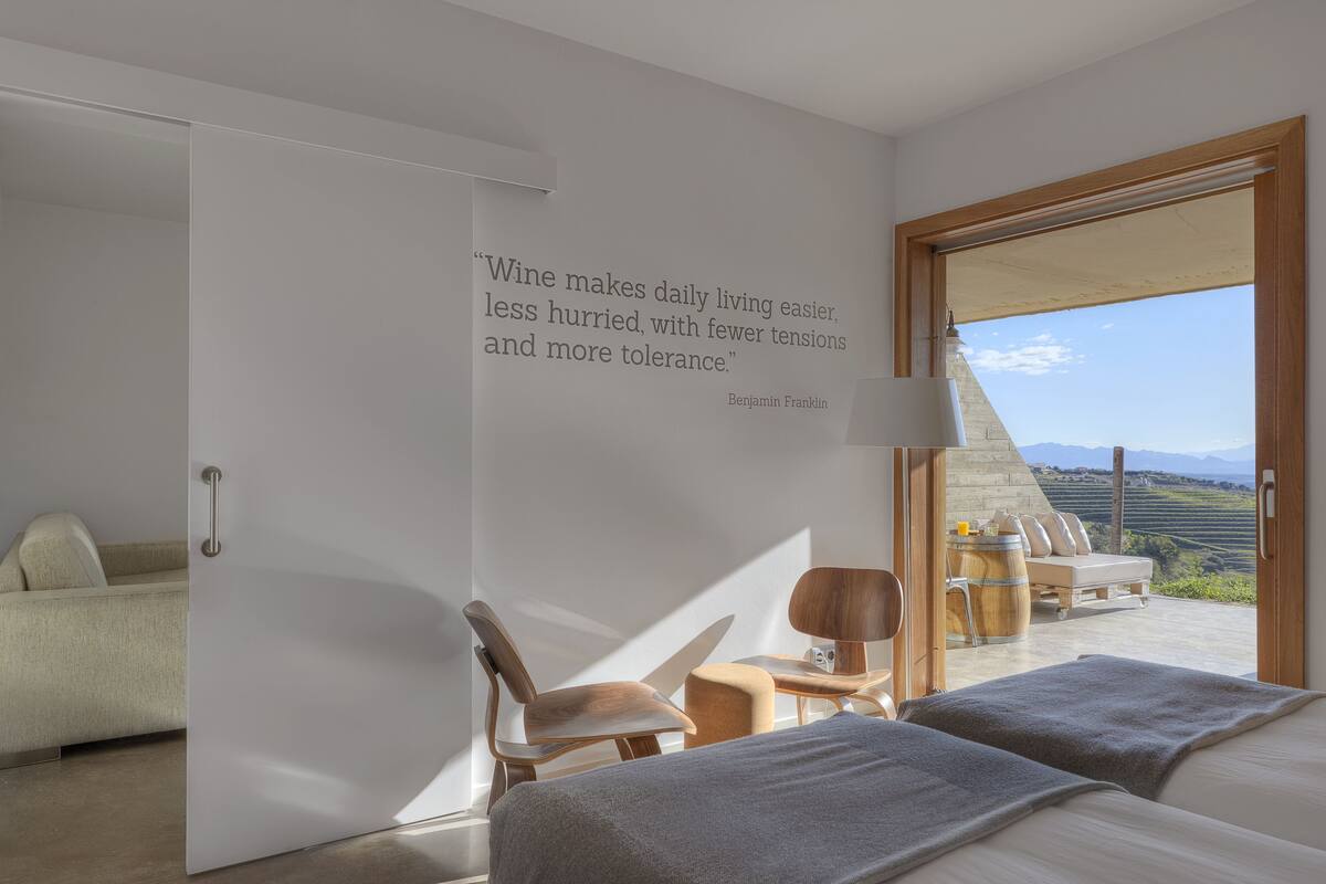 family room, terrace, mountain view | minibar, desk, blackout curtains, soundproofing