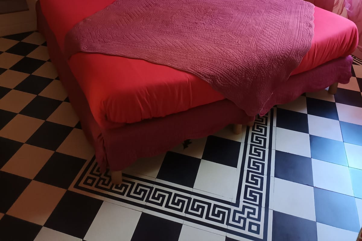Comfort-herbergi fyrir tvo (Féria) | Rúmföt af bestu gerð, rúm með memory foam dýnum