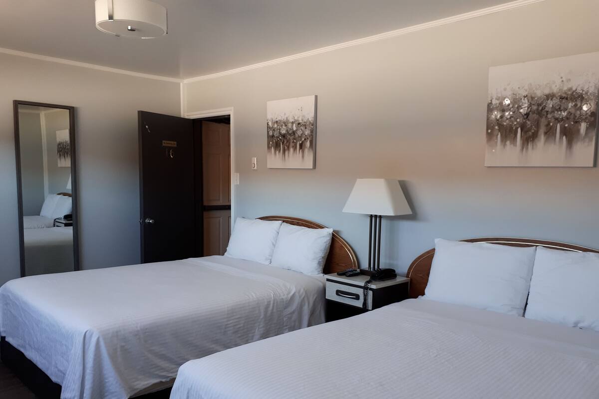 Habitación doble | Minibar, tabla de planchar con plancha, wifi gratis y ropa de cama 