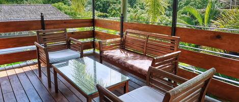 Suite panorámica, terraza, vistas a la montaña | Terraza o patio