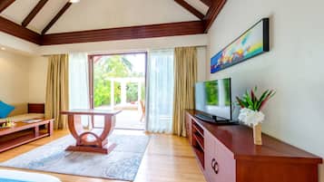 Garden Villa - 15% Discount on Return Seaplane Transfer until 23rd December 2024 | Peralatan tempat tidur premium, tilam berlapik, bar mini