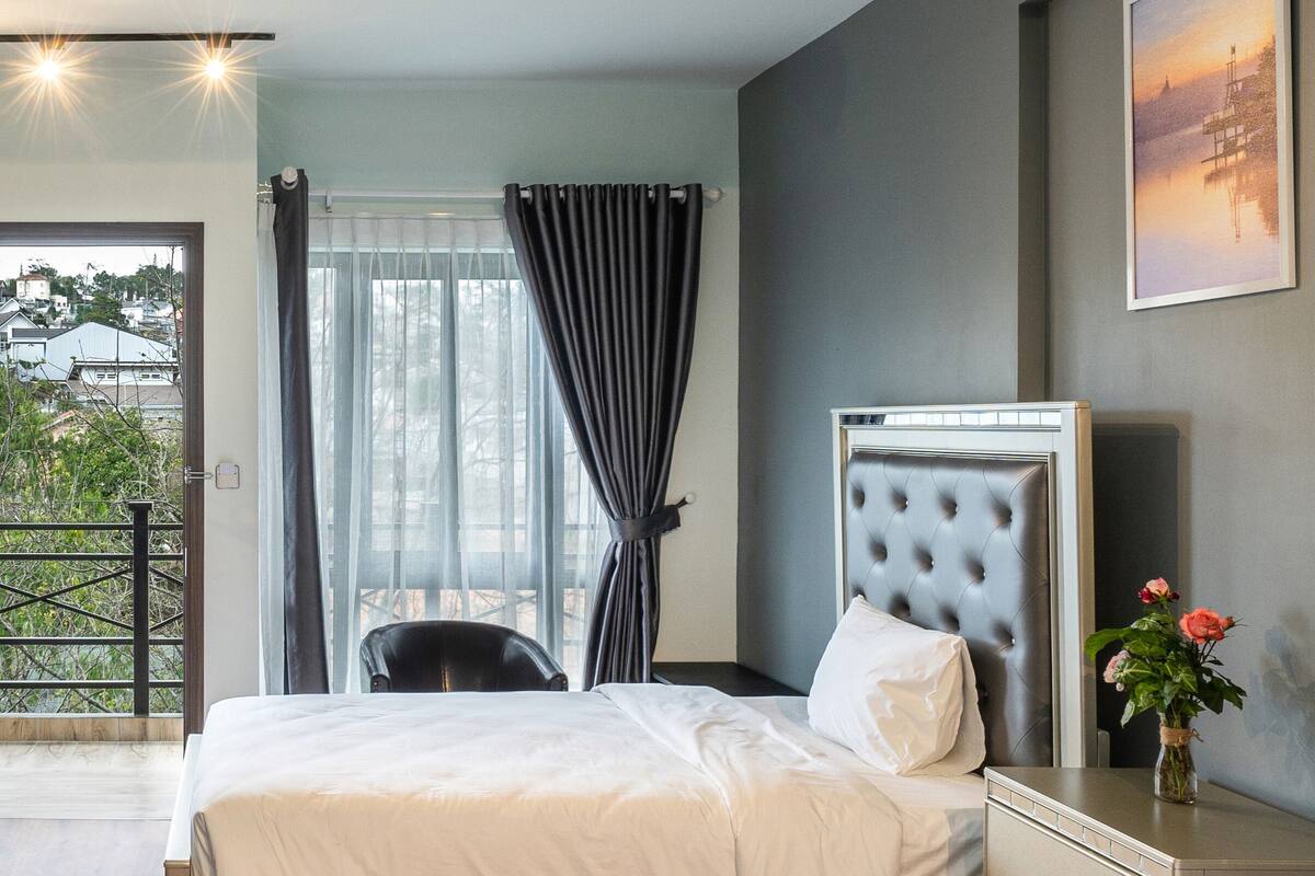 fantastic super king or two double beds, balcony, garden view | 1 bedroom, pillow-top beds, minibar, individually decorated