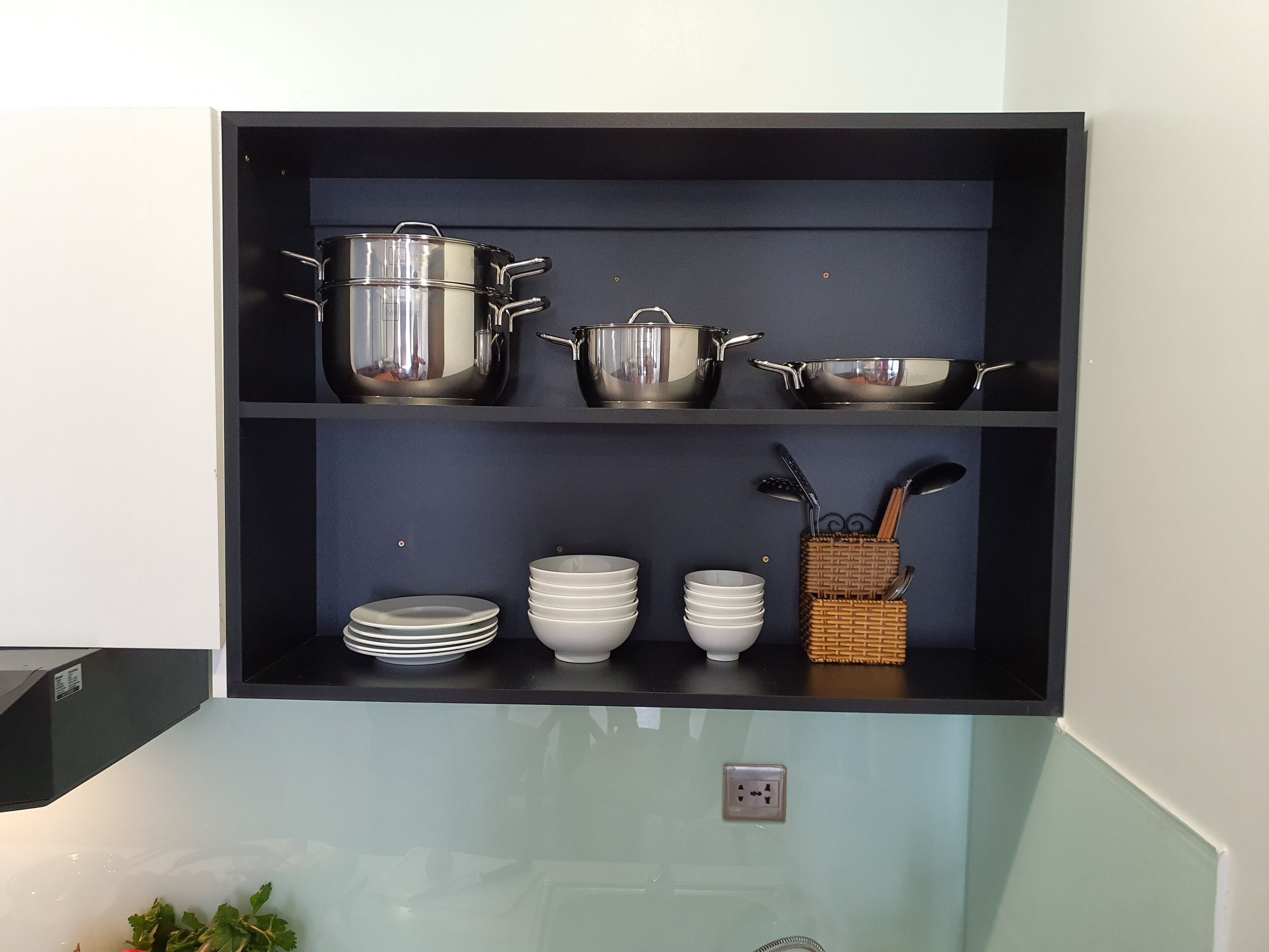 studio suite super king and bunk bed, balcony, garden view | private kitchenette | fridge, high chair