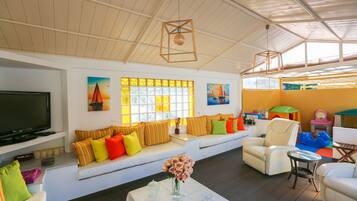 Sala de estar en el lobby