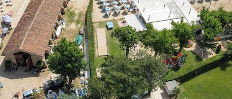 Blick von der Unterkunft