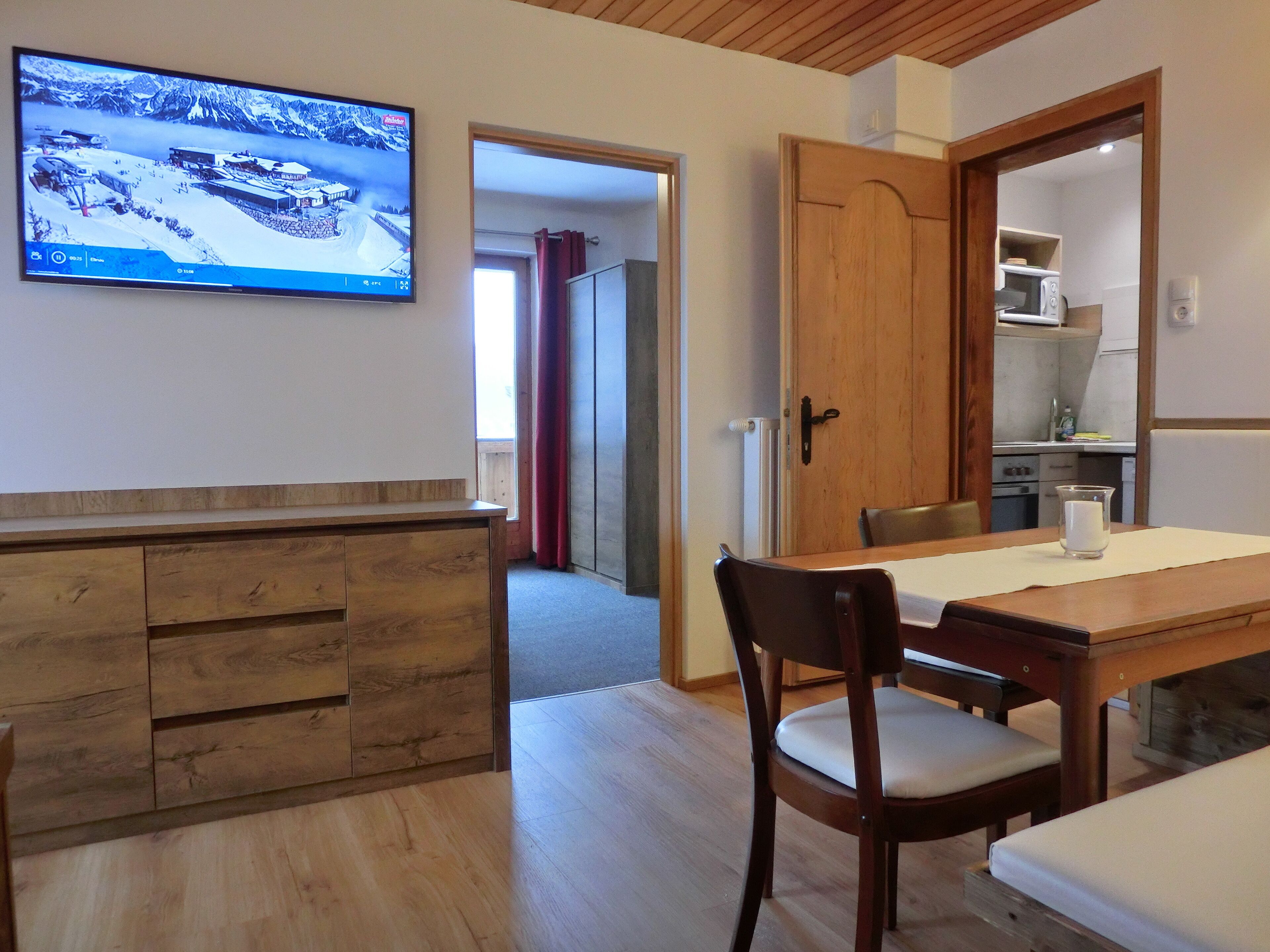 Grand Apartment, 3 Bedrooms, Patio, Lakeside | Living area | Flat-screen TV