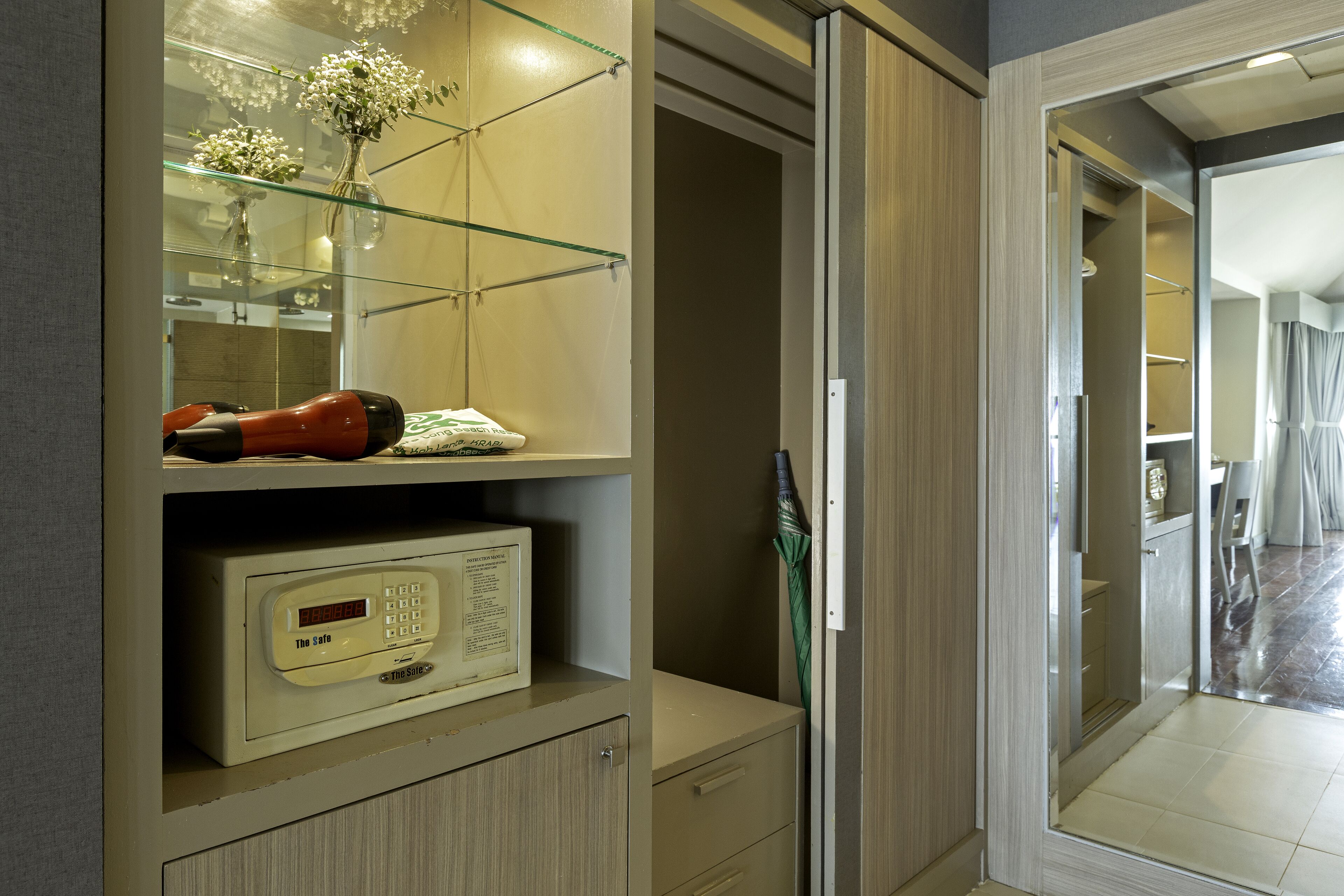 double or twin room, beachfront | 1 bedroom, in-room safe, desk, laptop workspace