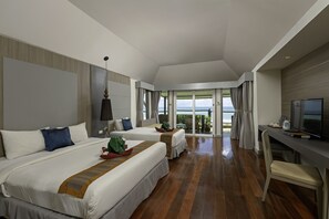 Double or Twin Room, Beachfront | In-room safe, desk, laptop workspace, blackout curtains - Nakara Long Beach Resort (Ko Lanta)