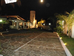 Front of property – evening/night
