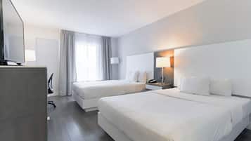Superior-Zimmer, 2 Queen-Betten, Annex | Schreibtisch, Bügeleisen/Bügelbrett, kostenloses WLAN, Bettwäsche