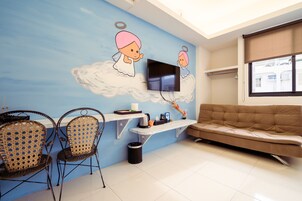 1 habitación, muebles diferentes, cortinas blackout y wifi gratis 