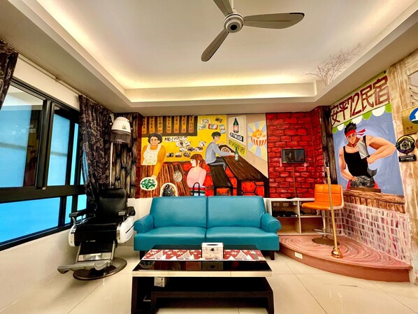 Sala de estar en el lobby