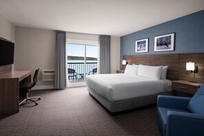 Suite, 1 King Bed, Balcony, Ocean View (Living Room) | Iron/ironing board, free WiFi, bed sheets - Anchor Inn & Suites, BW Signature Collection (Campbell River)