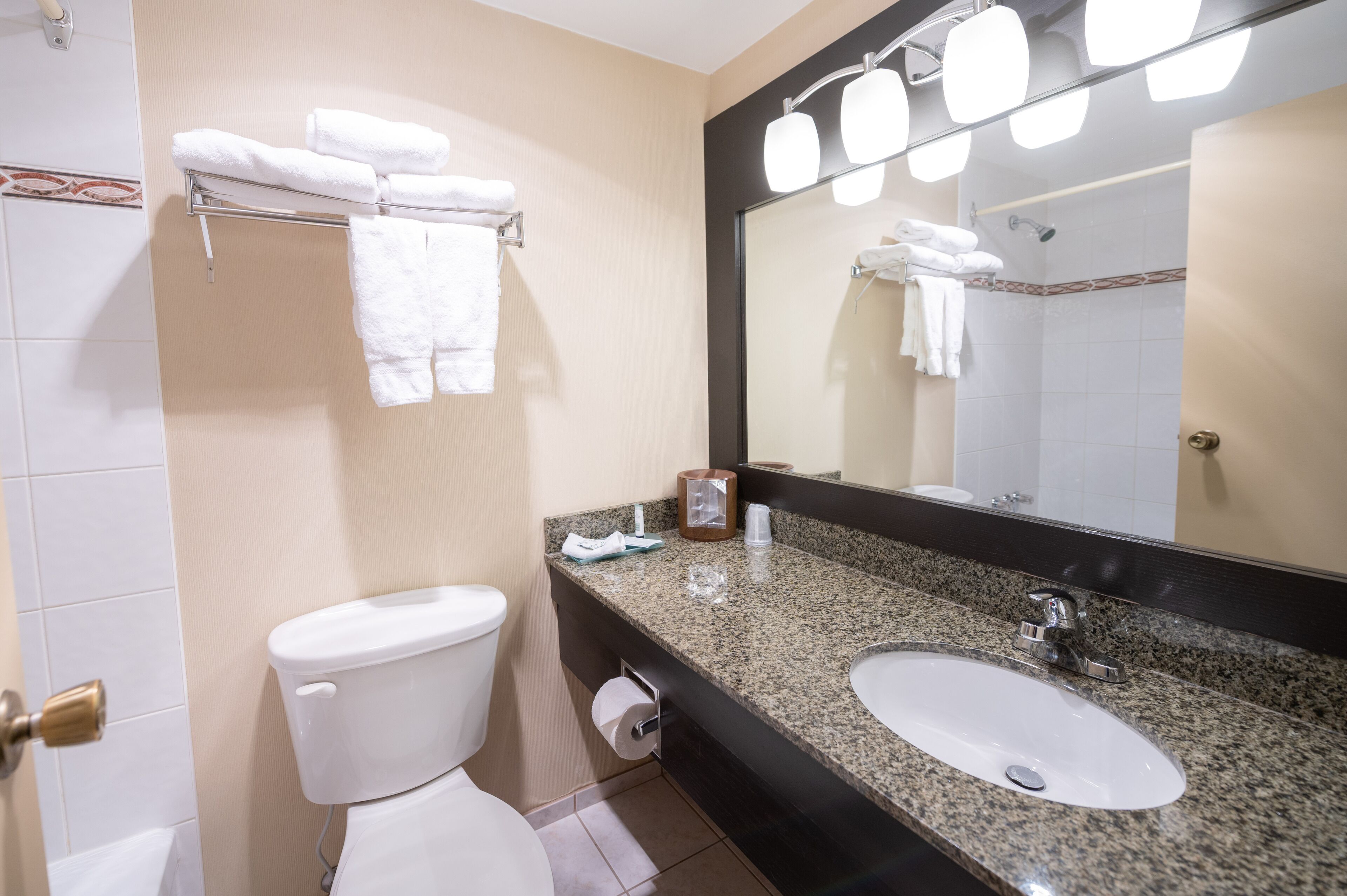 room, 2 queen beds, beachfront | bathroom | combined shower/bathtub, free toiletries, hair dryer, towels