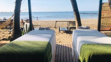 Deep-tissue massages, sports massages, beach massages, massages