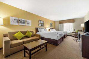 Premium bedding, down comforters, desk, laptop workspace - Sleep Inn & Suites Lincoln University Area (Lincoln)