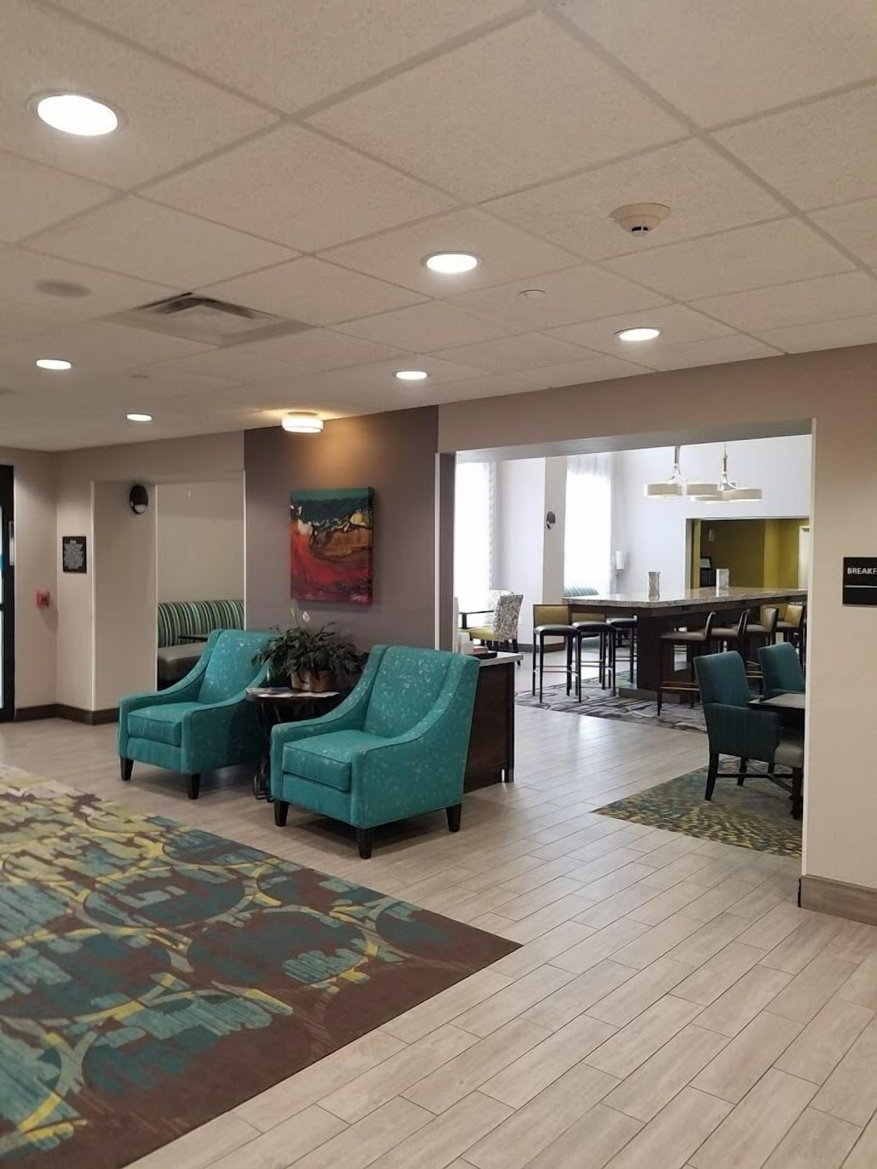 Sala de estar en el lobby