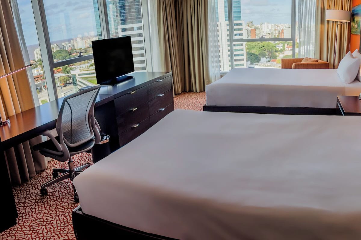 Zimmer, 2 Doppelbetten, Eckzimmer