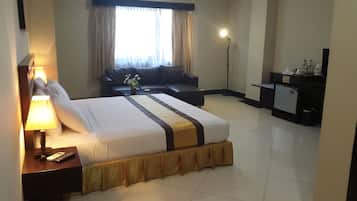 Suite | Meja kerja, tempat tidur lipat/tambahan, dan Wi-Fi gratis
