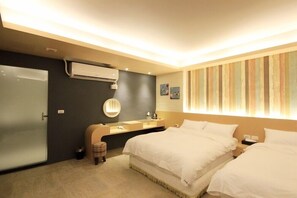 Superior Quadruple Room | Premium bedding, desk, rollaway beds, free WiFi