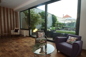 Sitteområde i lobbyen