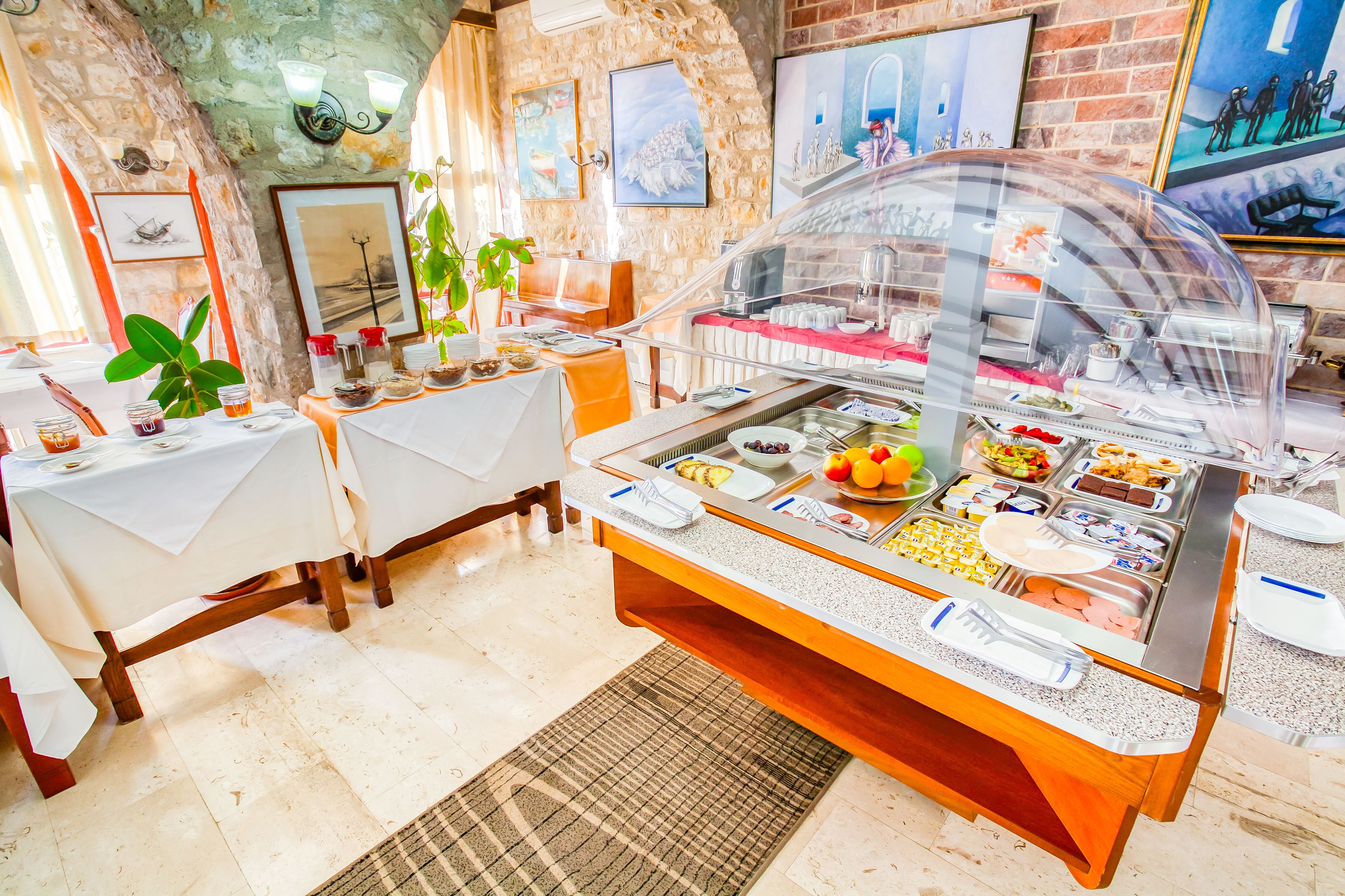 daily buffet breakfast (eur 12 per person)