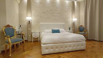 1 chambre, draps italiens Frette, literie de qualité supérieure