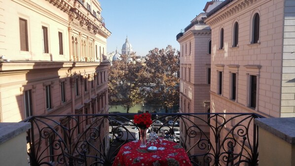 Uitzicht vanuit accommodatie