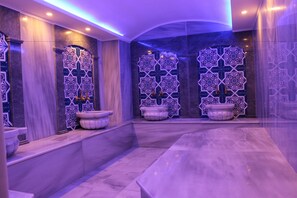 Sauna, steam room, Turkish bath/hammam, body treatments - Milano Hotel & Spa (Istanbul)